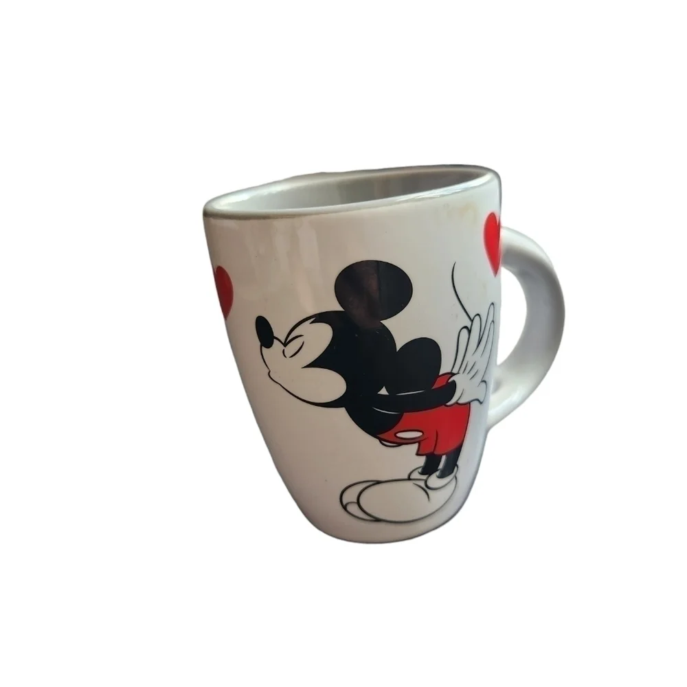 Mickey and Minnie Disney ceramic espresso cup